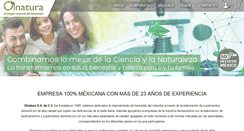 Desktop Screenshot of olnatura.com